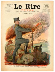Cover von Das rote Lachen, Satire in Farben