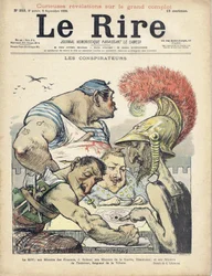 Illustration von Charles Leandre (1862-1934) für das Cover von Le Rire