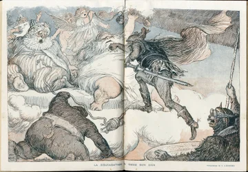 Illustration von Charles Leandre (1862-1934) in „Fantasio“