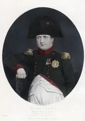 Letztes Porträt von Napoleon an Bord der Bellerophon
