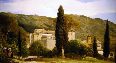 Panoramablick in der Nähe von Rom (Detail)