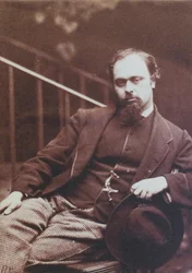 Dante Gabriel Rossetti, fotografiert von Lewis Carroll
