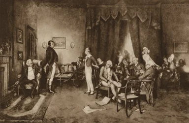 Treffen von Robert Burns und Sir Walter Scott, Edinburgh