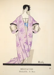 Zögern aus Gazette de Bon Ton, veröffentlicht 1920