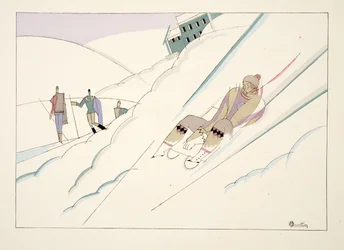 Traineau, aus Sports & Divertissements, veröffentlicht 1914