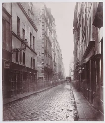 Rue de Gravilliers, von der rue du Temple, Paris, 1858-78