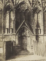Die Rote Tür, Nordportal der Kathedrale Notre-Dame, Paris