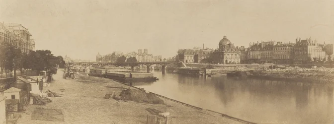 Die Seine vom Pont du Carrousel in Richtung Notre Dame