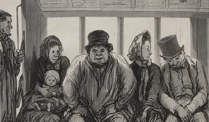 Der Omnibus: Innenraum des Omnibus