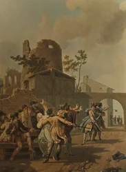 La Rixe, Die Schlägerei, um 1780, 1913