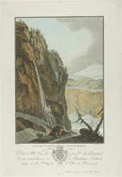 Ansicht des Schild-Wald-Bachs, im Winter aufgenommen