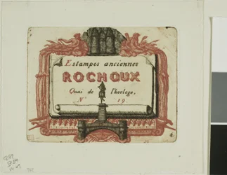 Adresskarte des Druckverkäufers Rochoux