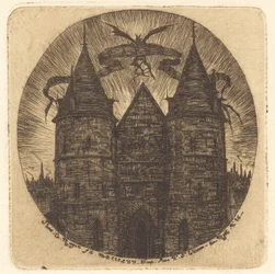 Altes Tor des Justizpalastes, Paris