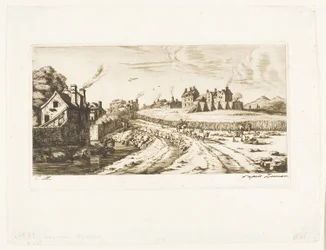 Eingang zum Vorort Saint-Marceau, Paris