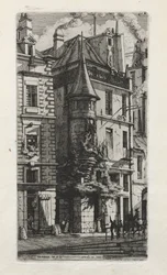 Haus mit einem Turm, rue de la Tixeranderie, Paris