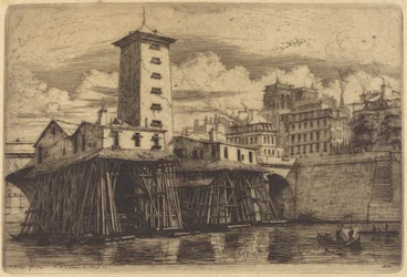 Die Notre-Dame-Pumpe, Paris