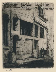 La Rue Des Mauvais Garcons 3. Zustand, 5 x 3 78 Zoll, 1854, 1927