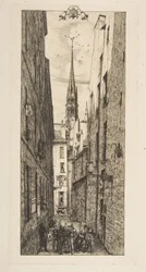 La Rue des Chantres (Rue des Chantres, Paris)