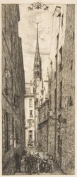 La Rue des Chantres, Paris, 1862
