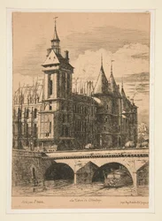 Der Uhrturm, 1852