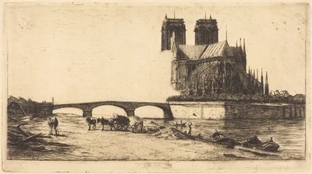 Die Apsis von Notre-Dame de Paris