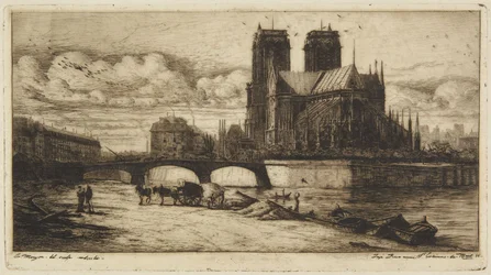 Die Apsis von Notre-Dame de Paris