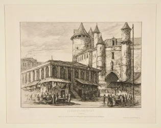 Das Grand Châtelet um 1780, nach einer zeitgenössischen Zeichnung
