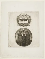 Molières Grab, Père-Lachaise-Friedhof, Paris und das alte Tor des Palais de Justice, Paris