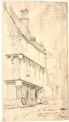Altes Haus in Bourges: „Das Haus des Musikers“