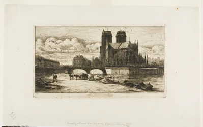 Die Apsis von Notre-Dame, Paris