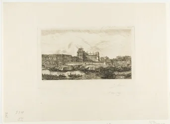 Der alte Louvre, Paris, 1651