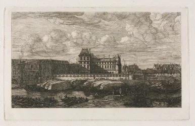 Das alte Louvre nach einem Gemälde von Zeeman
