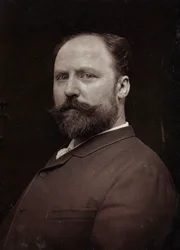 Album Artistique et Biographique, 5. Jahrgang, Salon 1885; Porträt des französischen Malers Paul Louis Narcisse Grolleron (1848-1901)