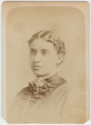 Carte de Visite von Lottie Grimke, ca. 1870