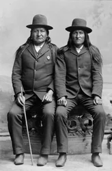 Two Moons und American Horse, ca. 1889