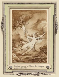 Jupiter bedeckt die Erde mit Wolken, um Io zu genießen