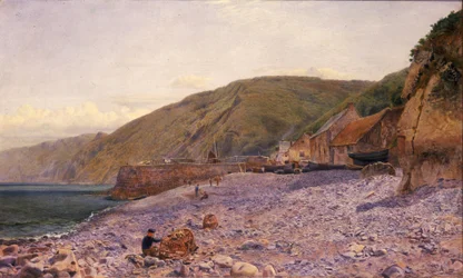 Unter den Kieseln in Clovelly, 1864