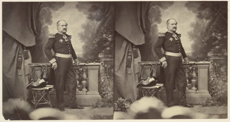 General Corréard, Kommandant der Truppen in Nizza nach der Annexion