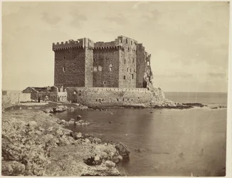 Das Schloss auf der Insel Saint-Honorat, nahe Cannes
