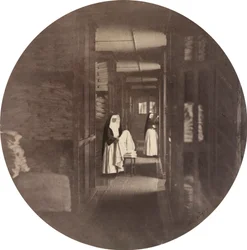 Asile Impérial de Vincennes: die Wäscherei, 1859
