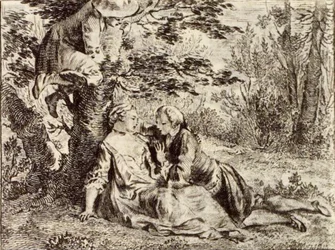Der Dorfbewohner, der sein Kalb sucht