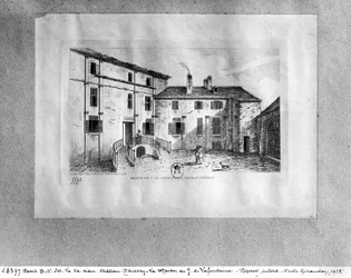 Haus von Jean de La Fontaine in Chateau-Thierry, 1838