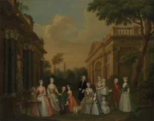 Die Familie Finch, ca. 1732