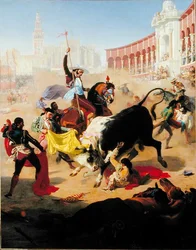 Stierkampf, 1846