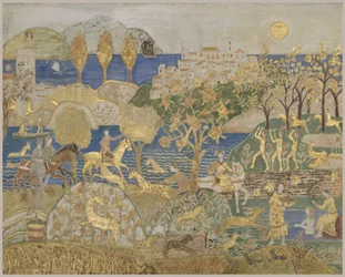 Hügelstadt, ca. 1928