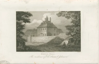 Lichfield - Edial Hall: Gravur, ca. 1805