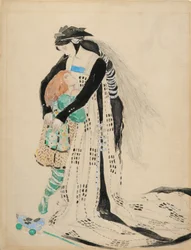 Kostümentwurf für den Tod von Tintagiles, 1912