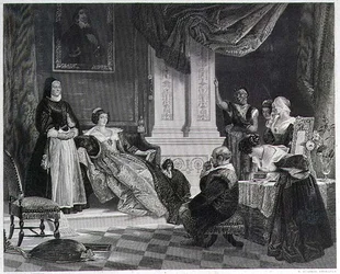 Sancho und die Herzogin (Gravur)
