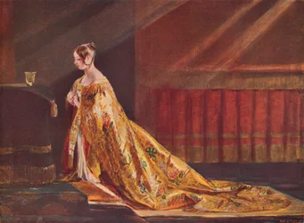 Königin Victoria im Krönungsornat, 1838 1906