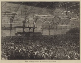 Messers Moody und Sankey in der Agricultural Hall, Islington